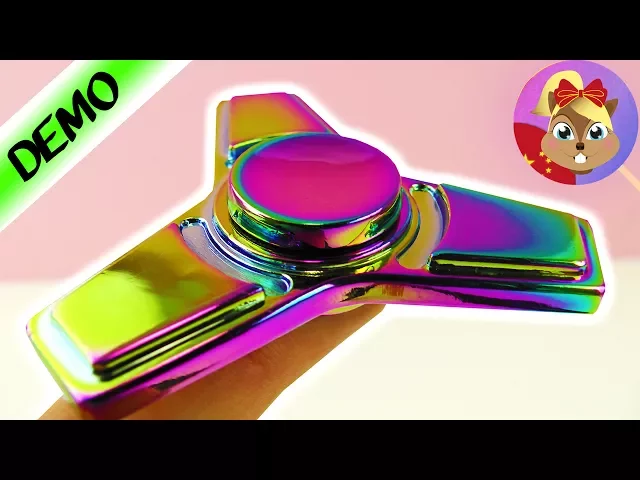 炫彩花样 Fidget Spinner 指尖陀螺仪 炫酷彩虹铝合金 压力去无踪
